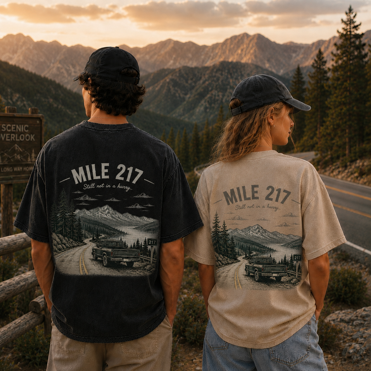 Lakeside Highway Vintage Washed T-Shirt