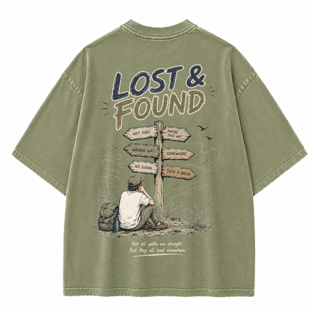 Finding Direction Vintage Washed T-Shirt
