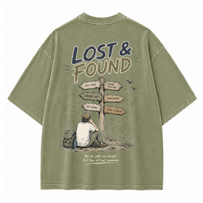 Finding Direction Vintage Washed T-Shirt