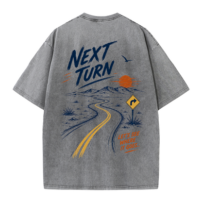 Next Turn Scenic Route Vintage Washed T-Shirt