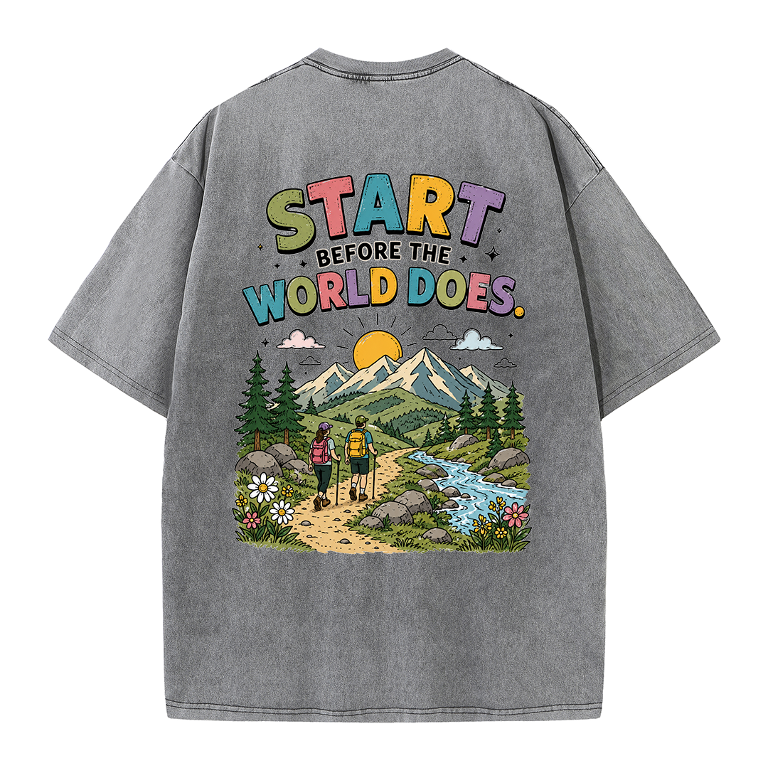Sunrise Journey Vintage Washed T-Shirt