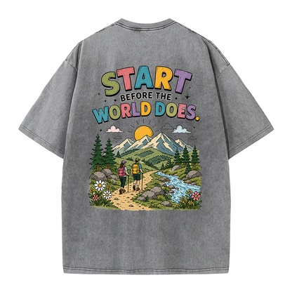 Sunrise Journey Vintage Washed T-Shirt