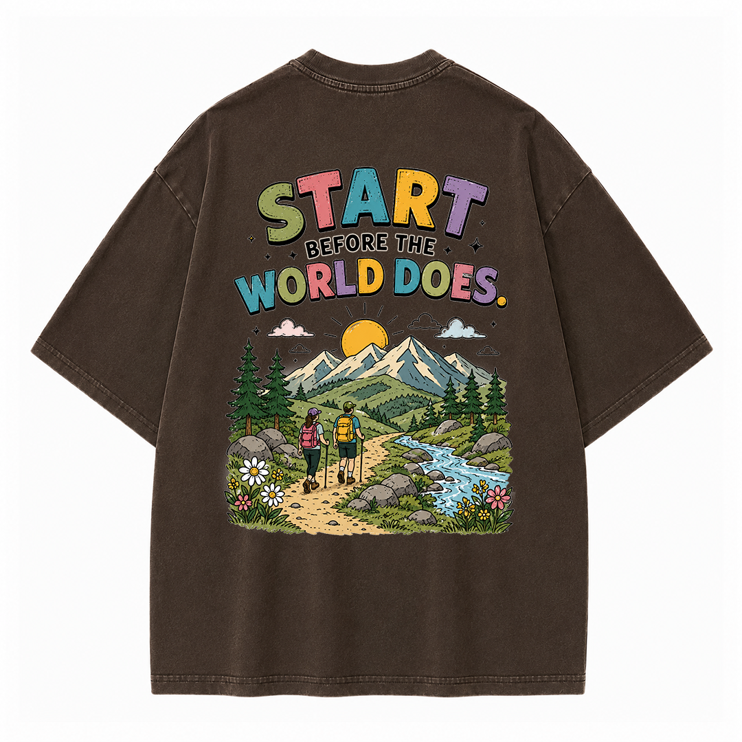 Sunrise Journey Vintage Washed T-Shirt