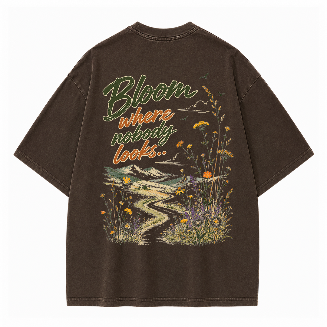 Bloom in Silence Vintage Washed T-Shirt