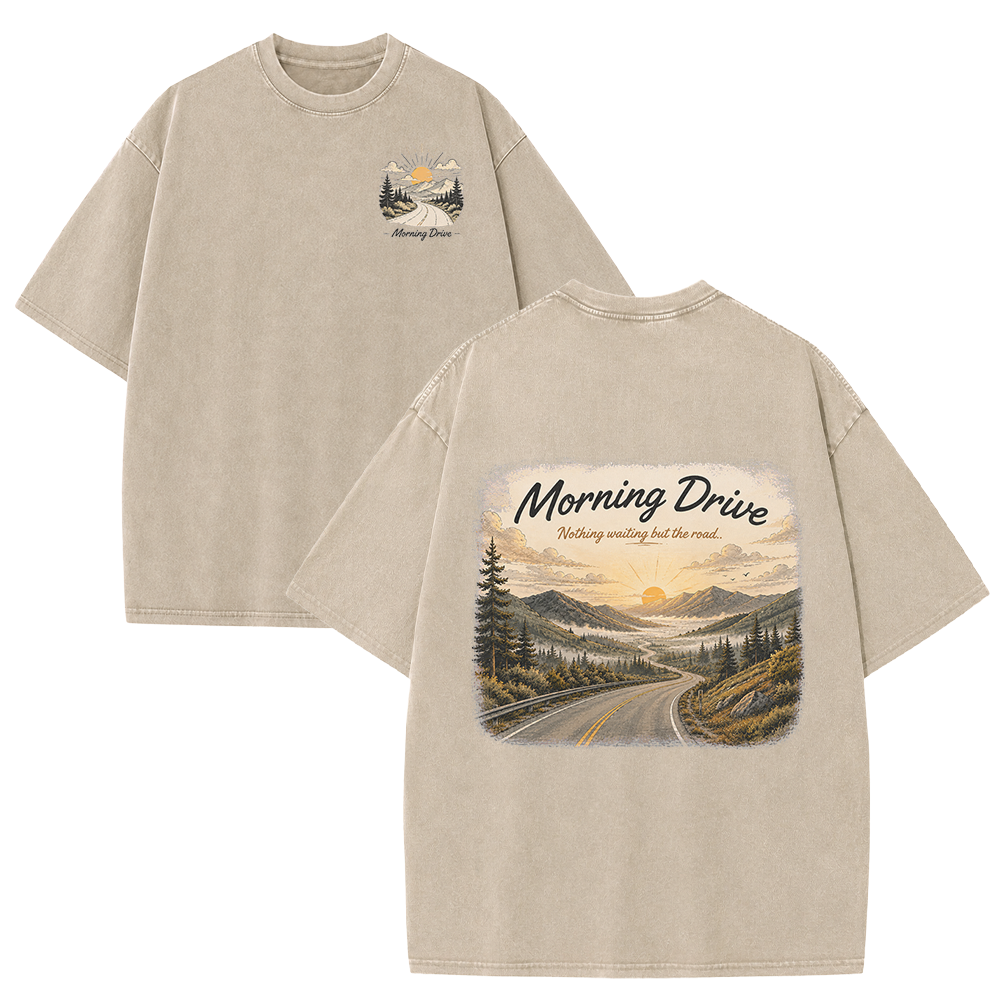 Before the World Wakes Vintage Washed T-Shirt