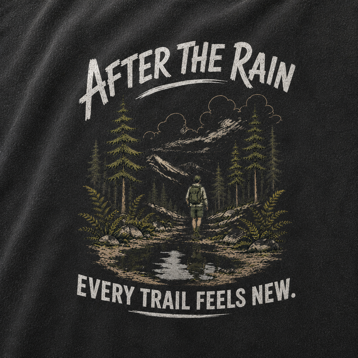 Trail After Rain Vintage Washed T-Shirt