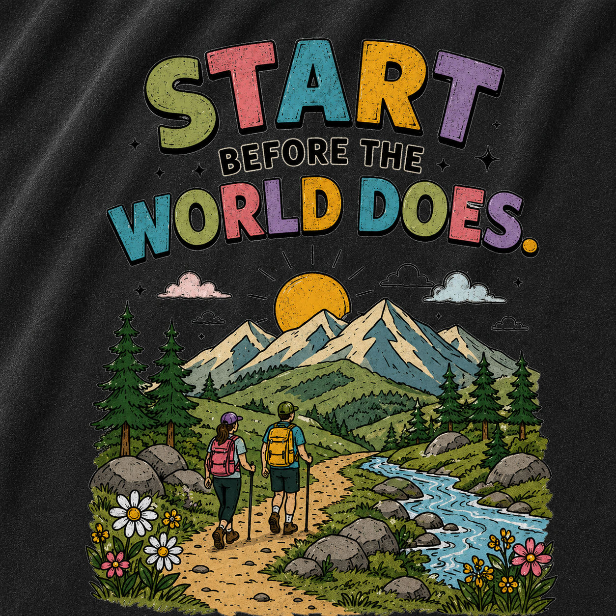 Sunrise Journey Vintage Washed T-Shirt