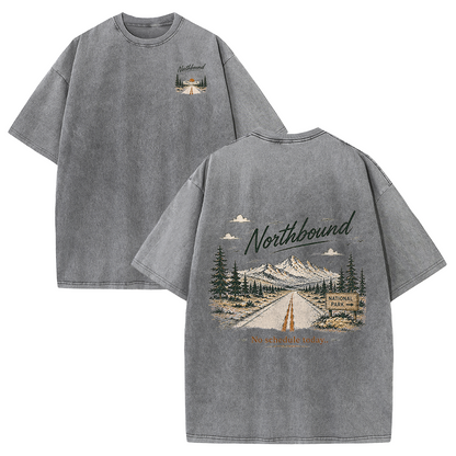 Northbound Through the National Parks Vintage Washed T-Shirt