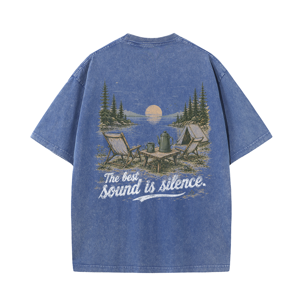 Moonlit Shore Vintage Washed T-Shirt
