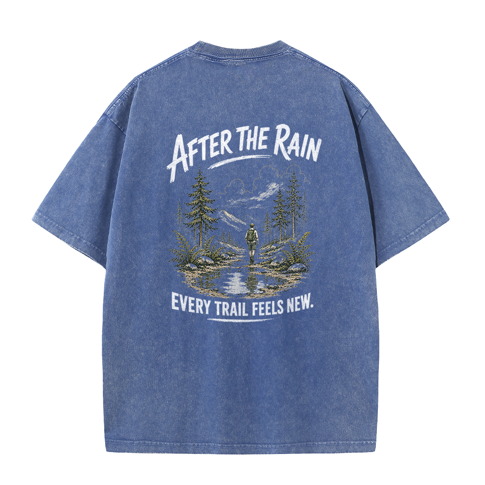 Trail After Rain Vintage Washed T-Shirt