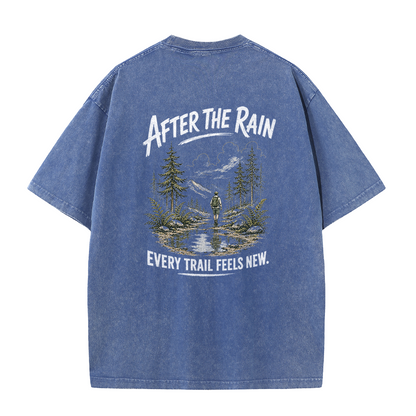 Trail After Rain Vintage Washed T-Shirt
