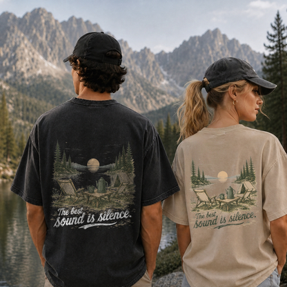 Moonlit Shore Vintage Washed T-Shirt