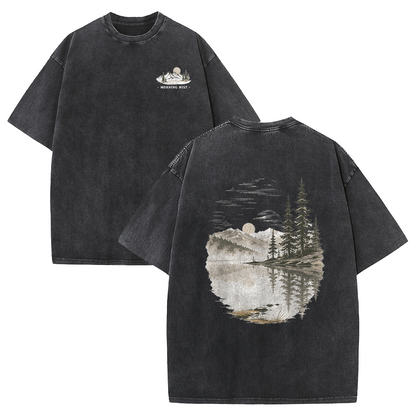 Morning Mist Lakeside Vintage Washed T-Shirt