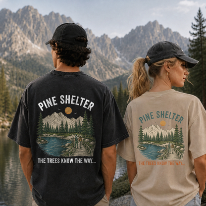 Where the Trail Leads Vintage Washed T-Shirt