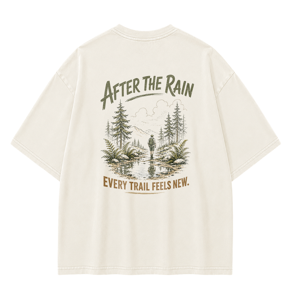 Trail After Rain Vintage Washed T-Shirt