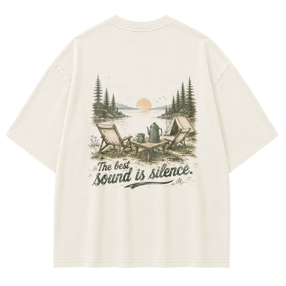 Moonlit Shore Vintage Washed T-Shirt