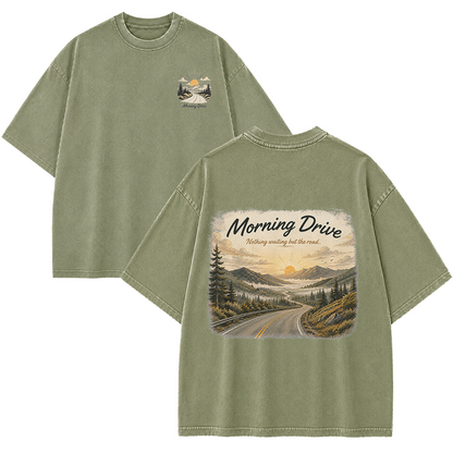 Before the World Wakes Vintage Washed T-Shirt