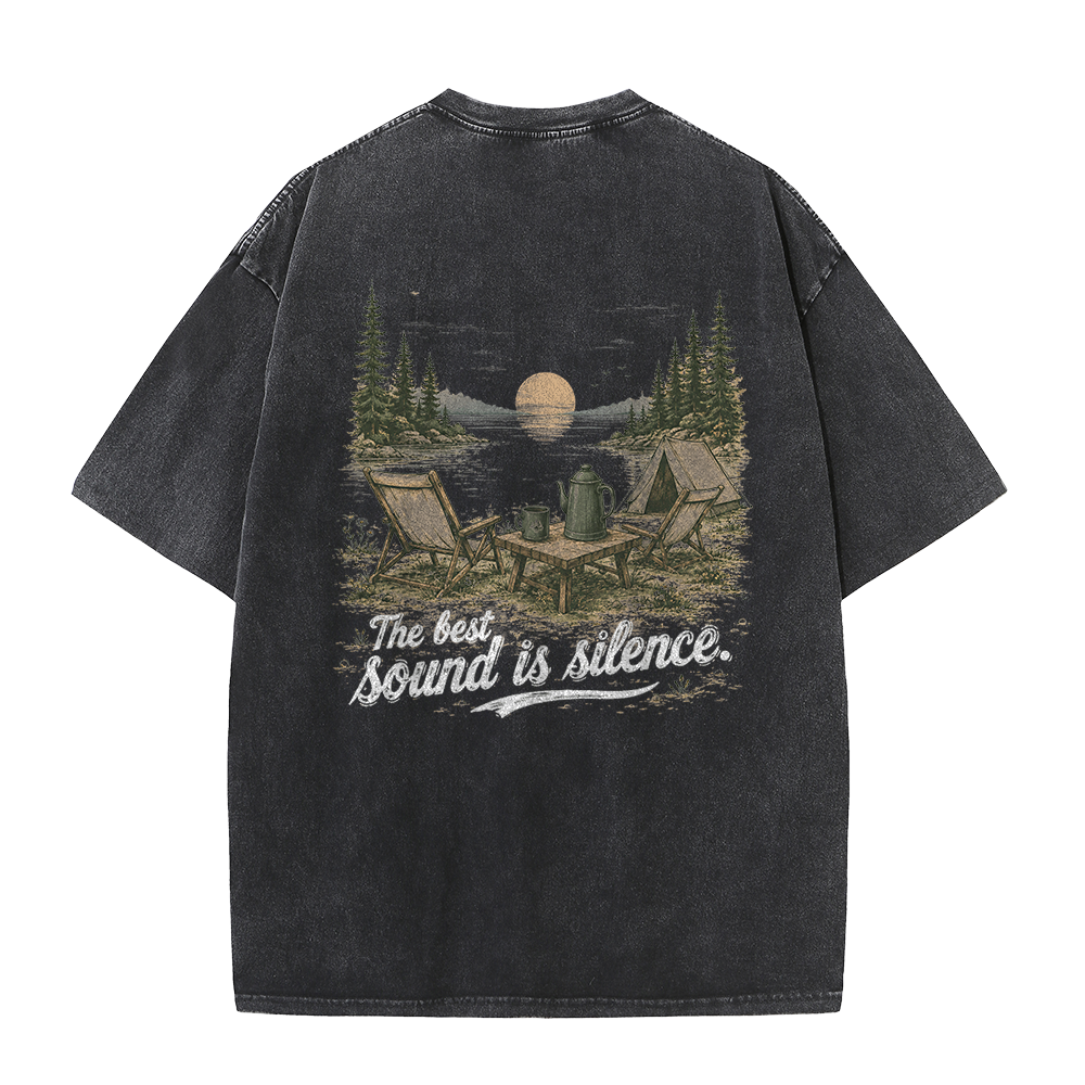 Moonlit Shore Vintage Washed T-Shirt