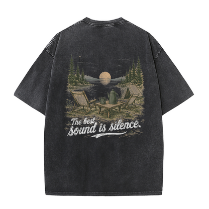 Moonlit Shore Vintage Washed T-Shirt