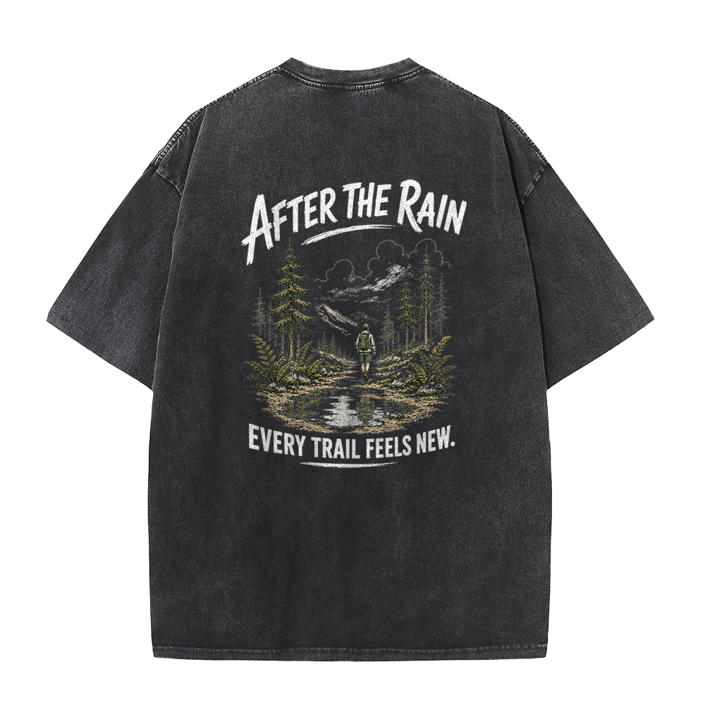 Trail After Rain Vintage Washed T-Shirt