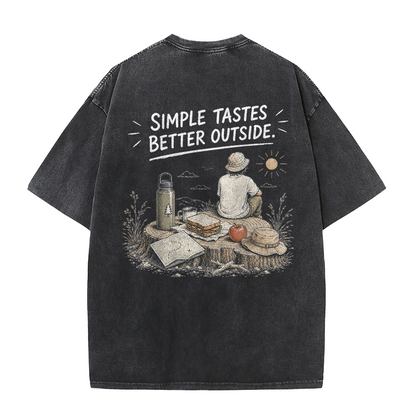 Picnic by the Lake Vintage Washed T-Shirt