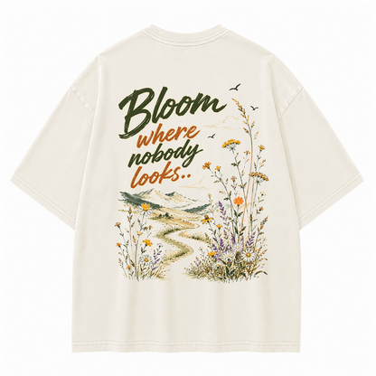 Bloom in Silence Vintage Washed T-Shirt