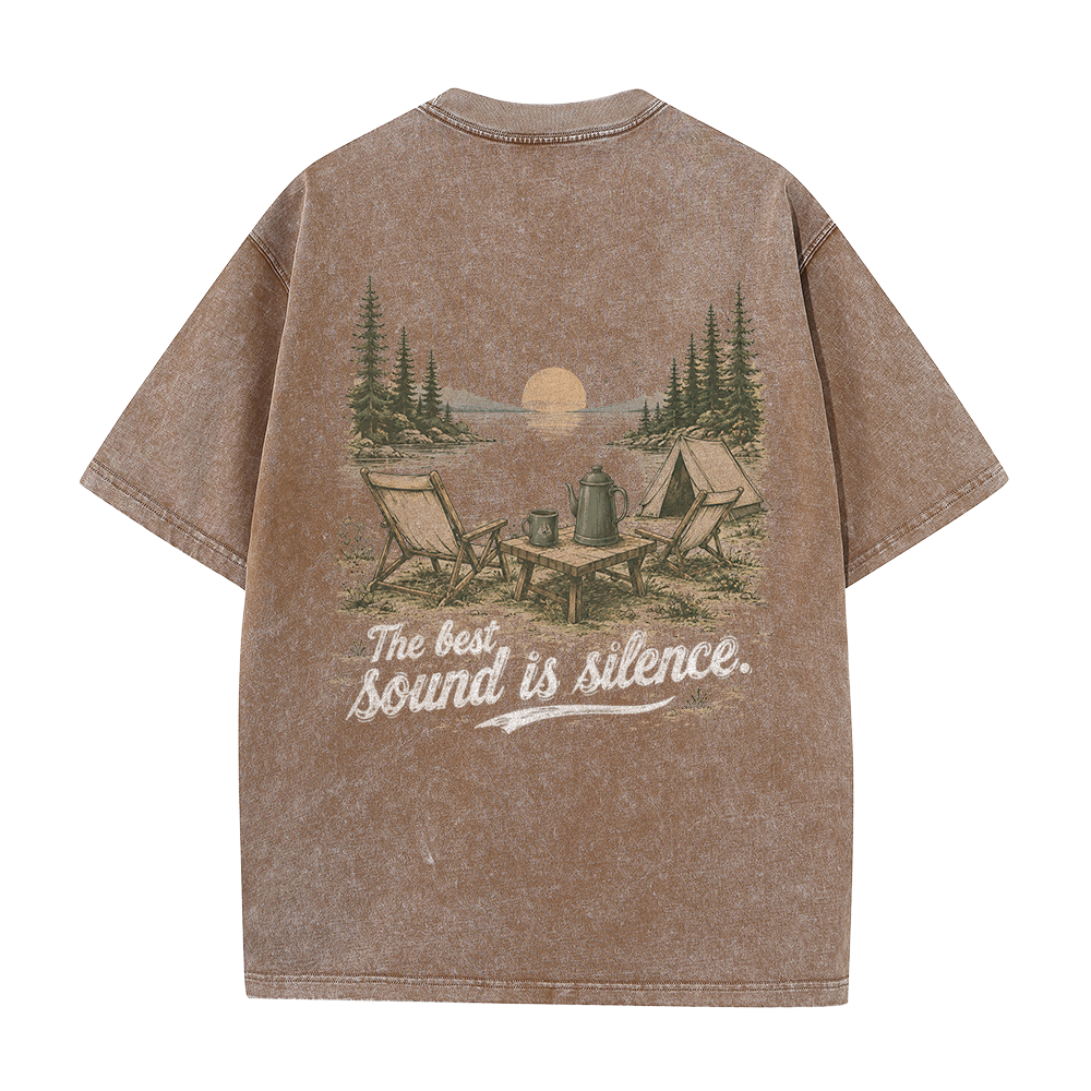 Moonlit Shore Vintage Washed T-Shirt
