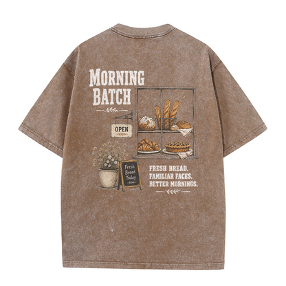 The Morning Bakery Graphic Vintage Washed T-Shirt