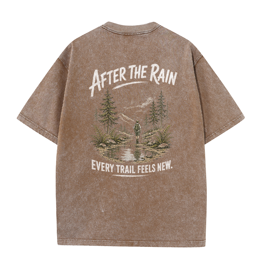 Trail After Rain Vintage Washed T-Shirt