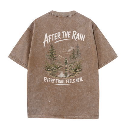 Trail After Rain Vintage Washed T-Shirt