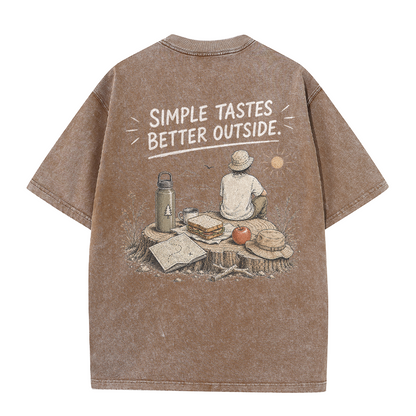Picnic by the Lake Vintage Washed T-Shirt