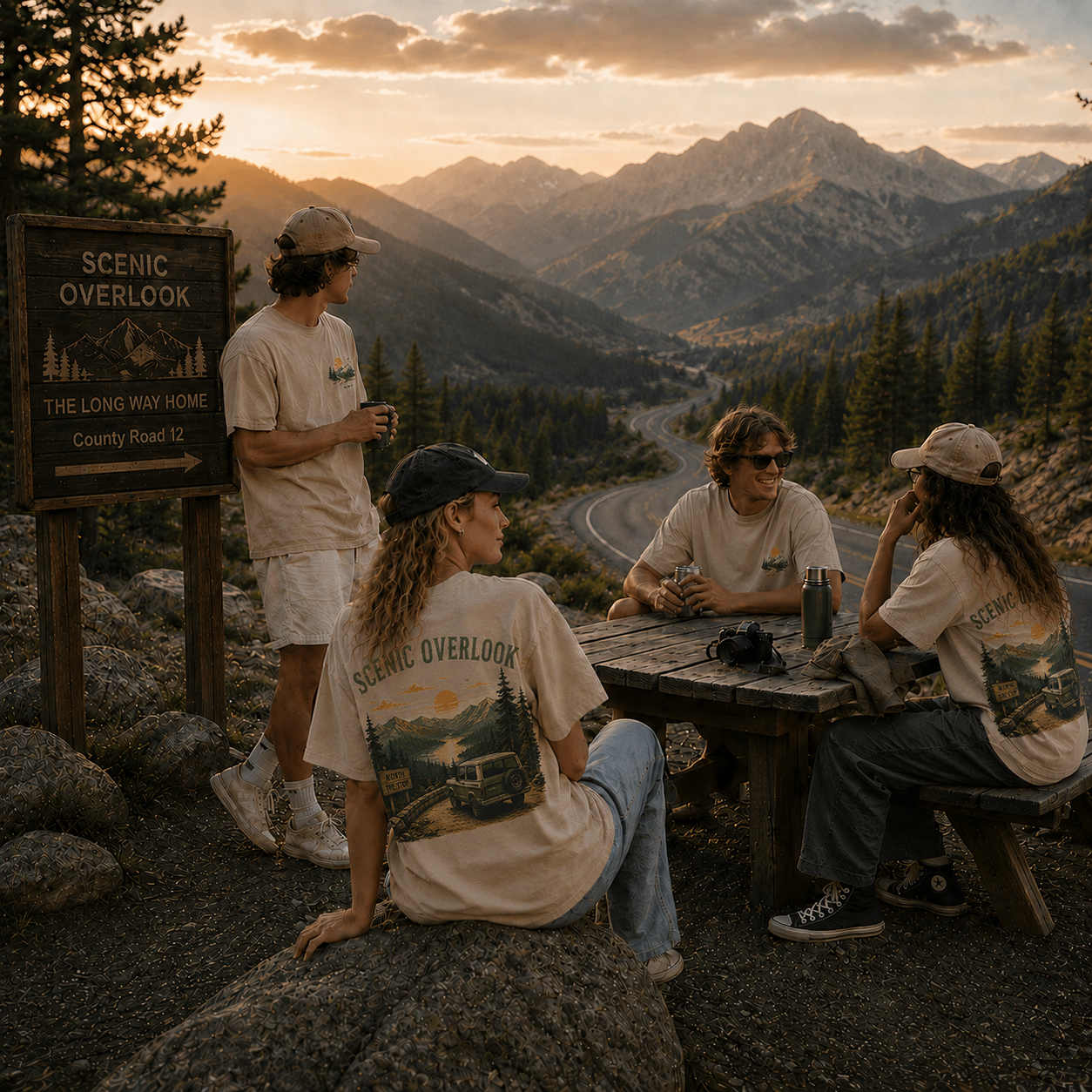 Scenic Overlook Vintage Washed T-Shirt