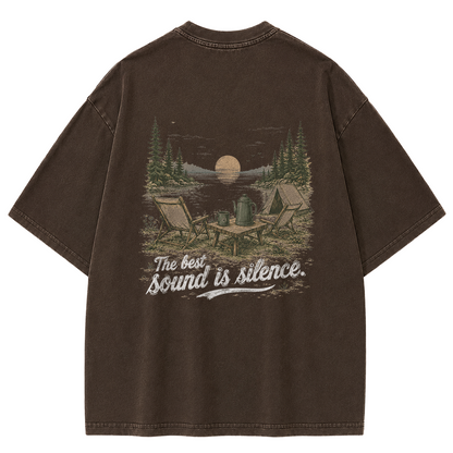 Moonlit Shore Vintage Washed T-Shirt