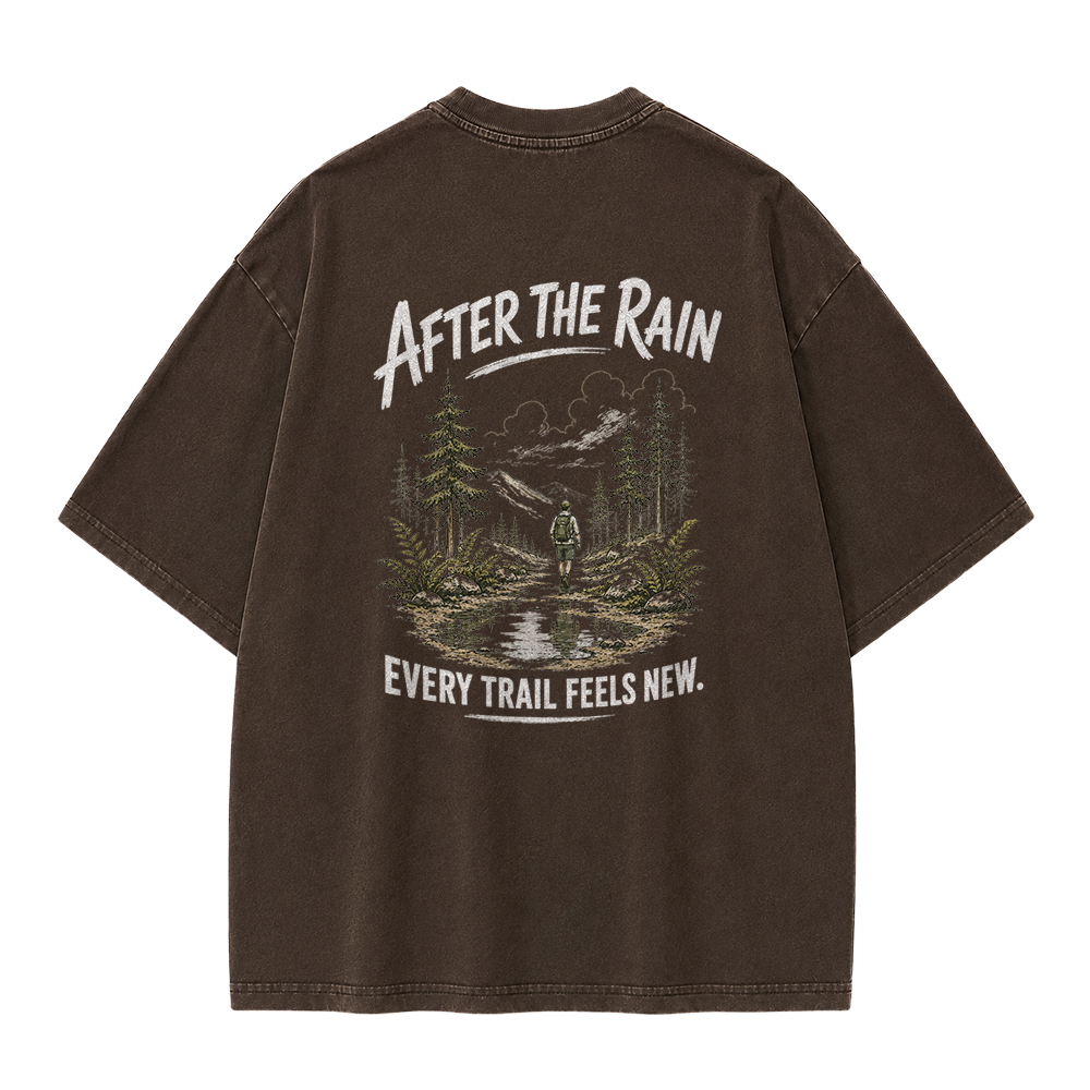 Trail After Rain Vintage Washed T-Shirt