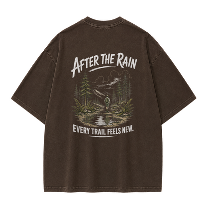 Trail After Rain Vintage Washed T-Shirt