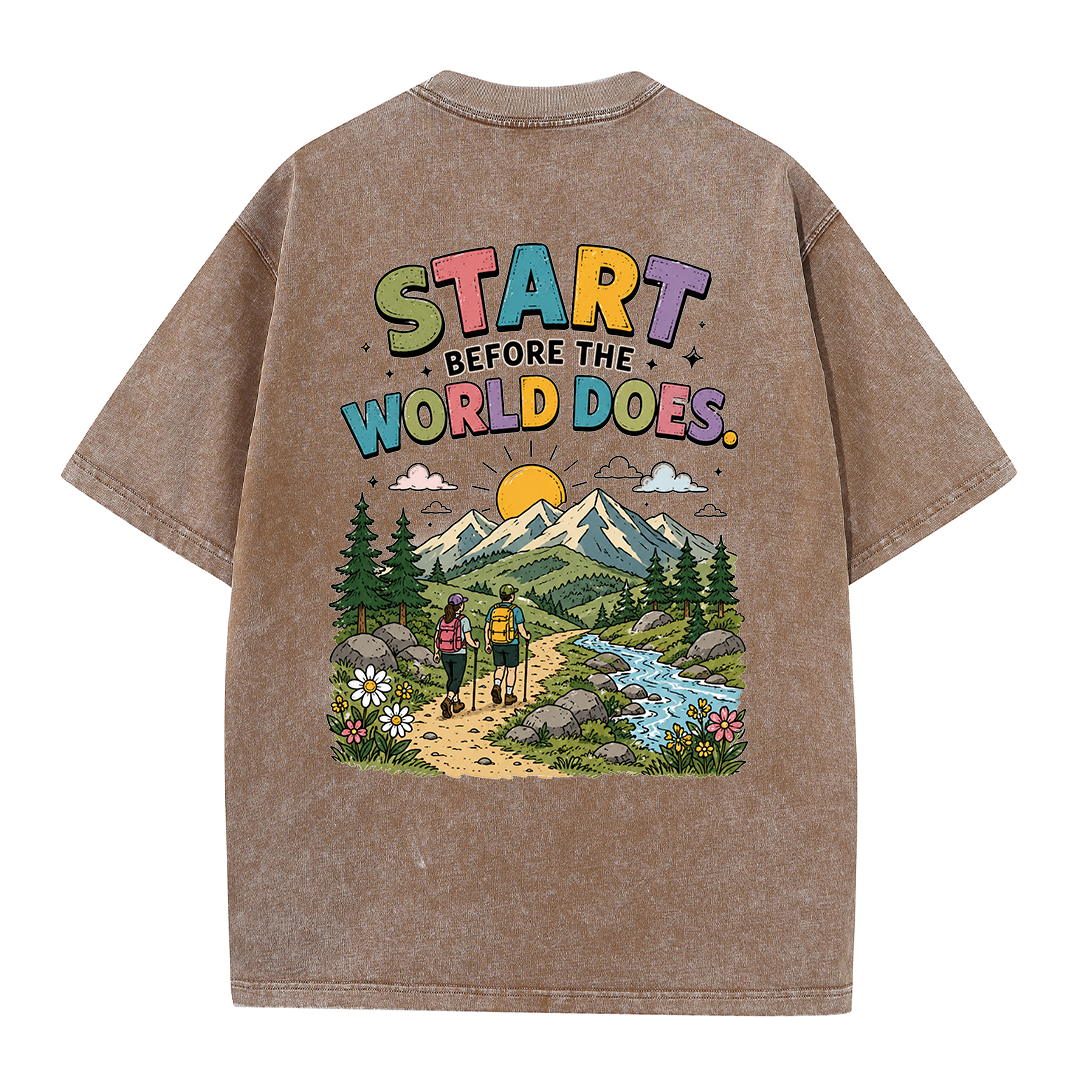Sunrise Journey Vintage Washed T-Shirt