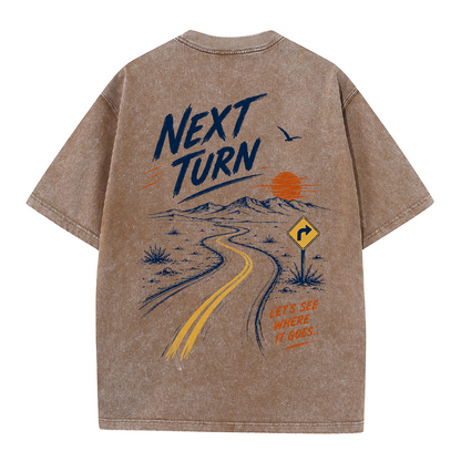 Next Turn Scenic Route Vintage Washed T-Shirt