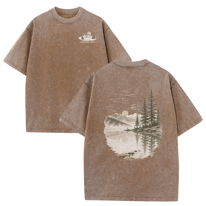 Morning Mist Lakeside Vintage Washed T-Shirt