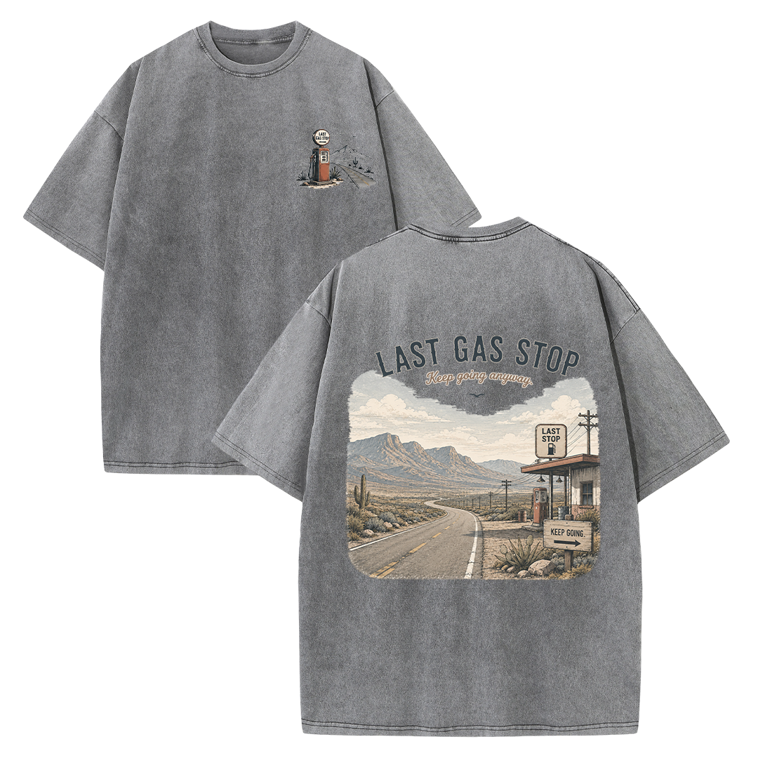 Beyond the Last Stop Vintage Washed T-Shirt