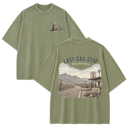 Beyond the Last Stop Vintage Washed T-Shirt