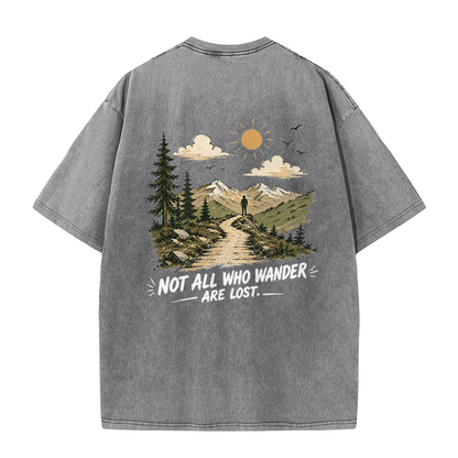 Where the Path Leads Vintage Washed T-Shirt