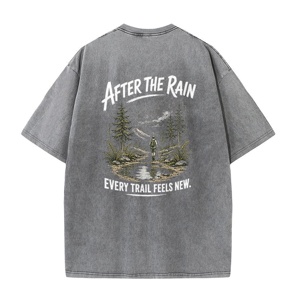 Trail After Rain Vintage Washed T-Shirt