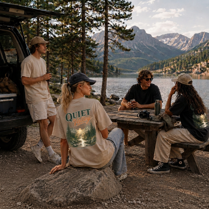 Quiet Valley Between the Peaks Vintage Washed T-Shirt