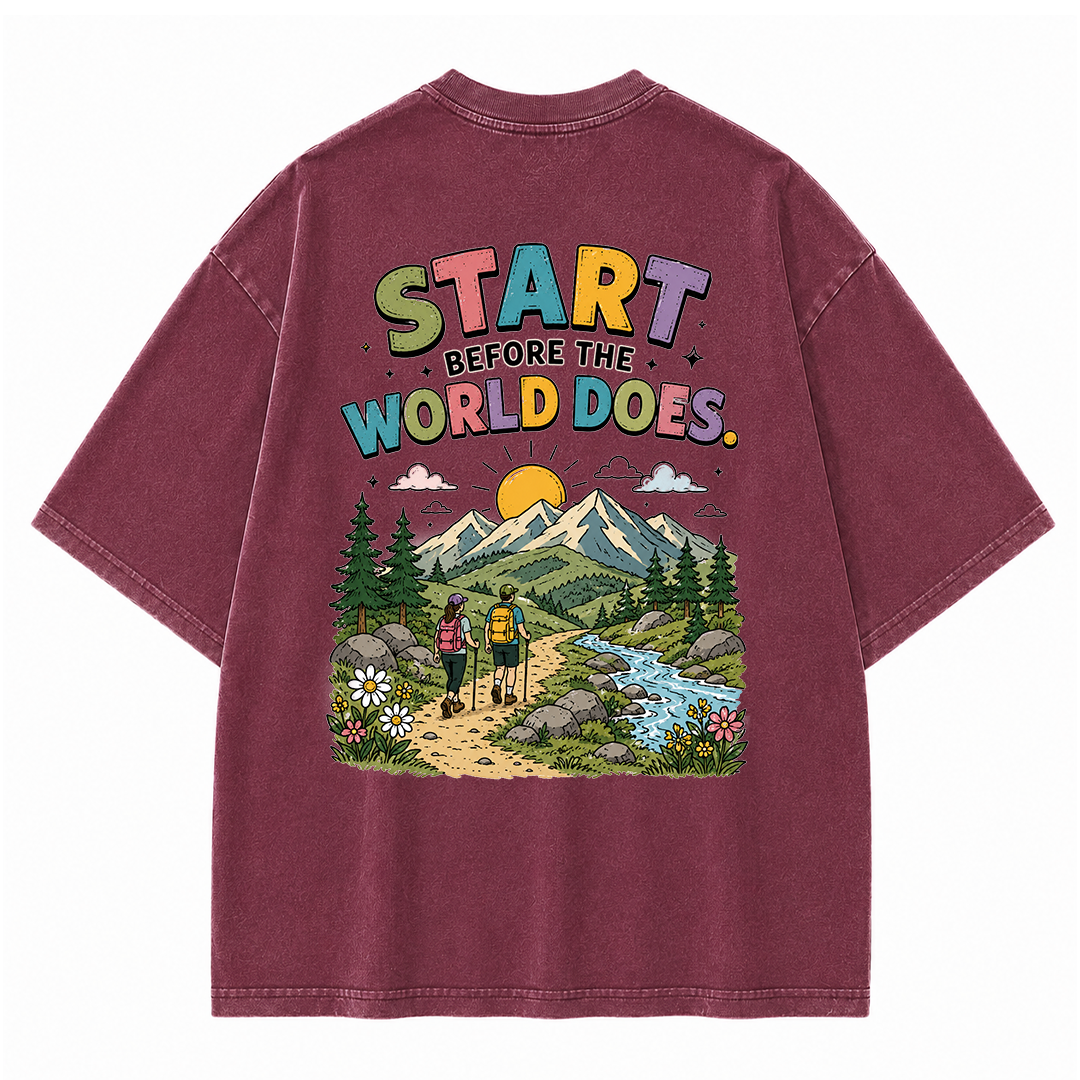 Sunrise Journey Vintage Washed T-Shirt