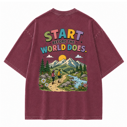 Sunrise Journey Vintage Washed T-Shirt