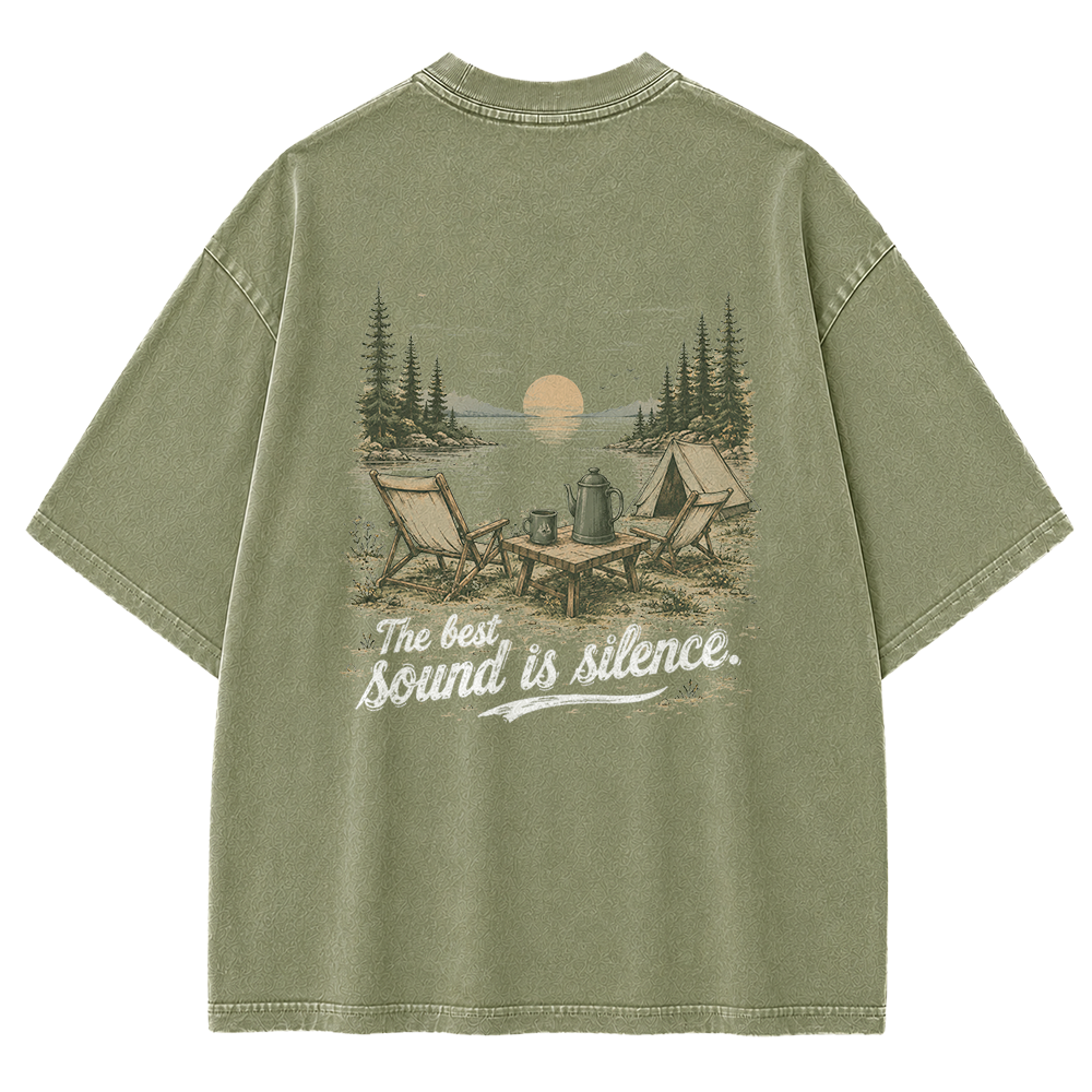 Moonlit Shore Vintage Washed T-Shirt