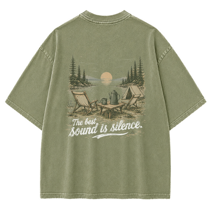 Moonlit Shore Vintage Washed T-Shirt