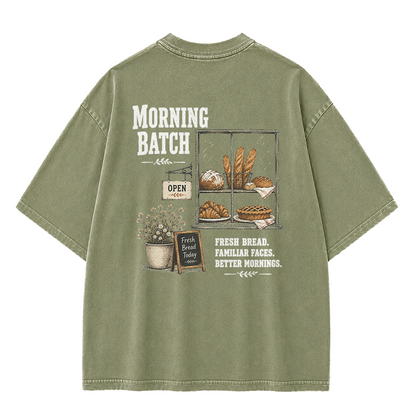 The Morning Bakery Graphic Vintage Washed T-Shirt