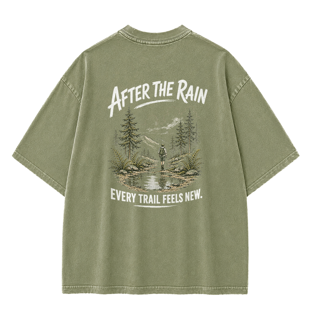 Trail After Rain Vintage Washed T-Shirt