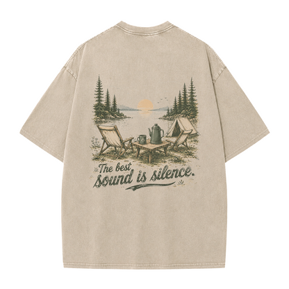 Moonlit Shore Vintage Washed T-Shirt